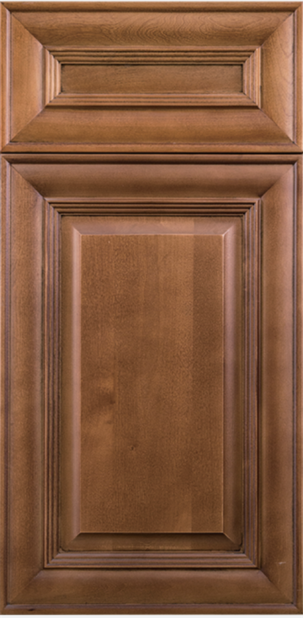 Coffee & Antique White cabinet door