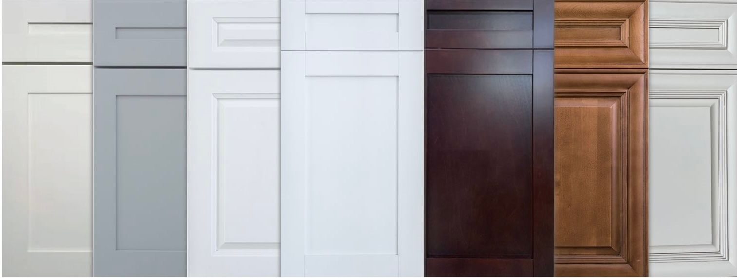 Range of cabinet door styles